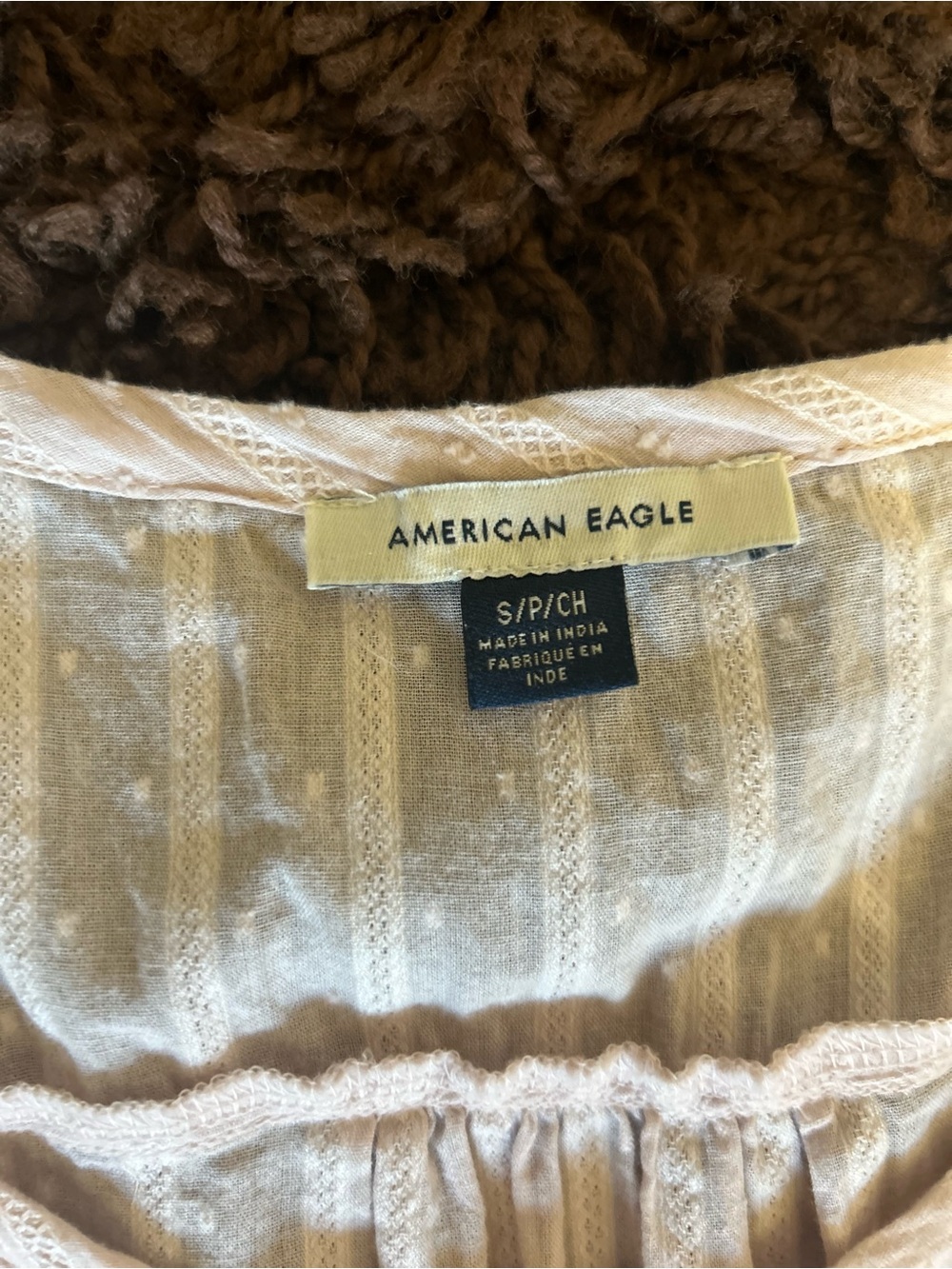 Gorgeous Washed But Not Worn American Eagle   Light Pink Dress with Slip - Picture 4 of 12